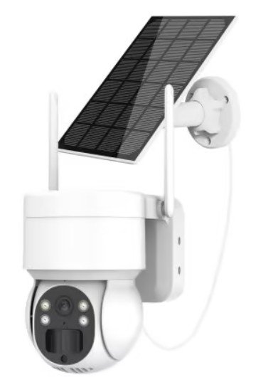Caméra extérieure solaire - vue 1
